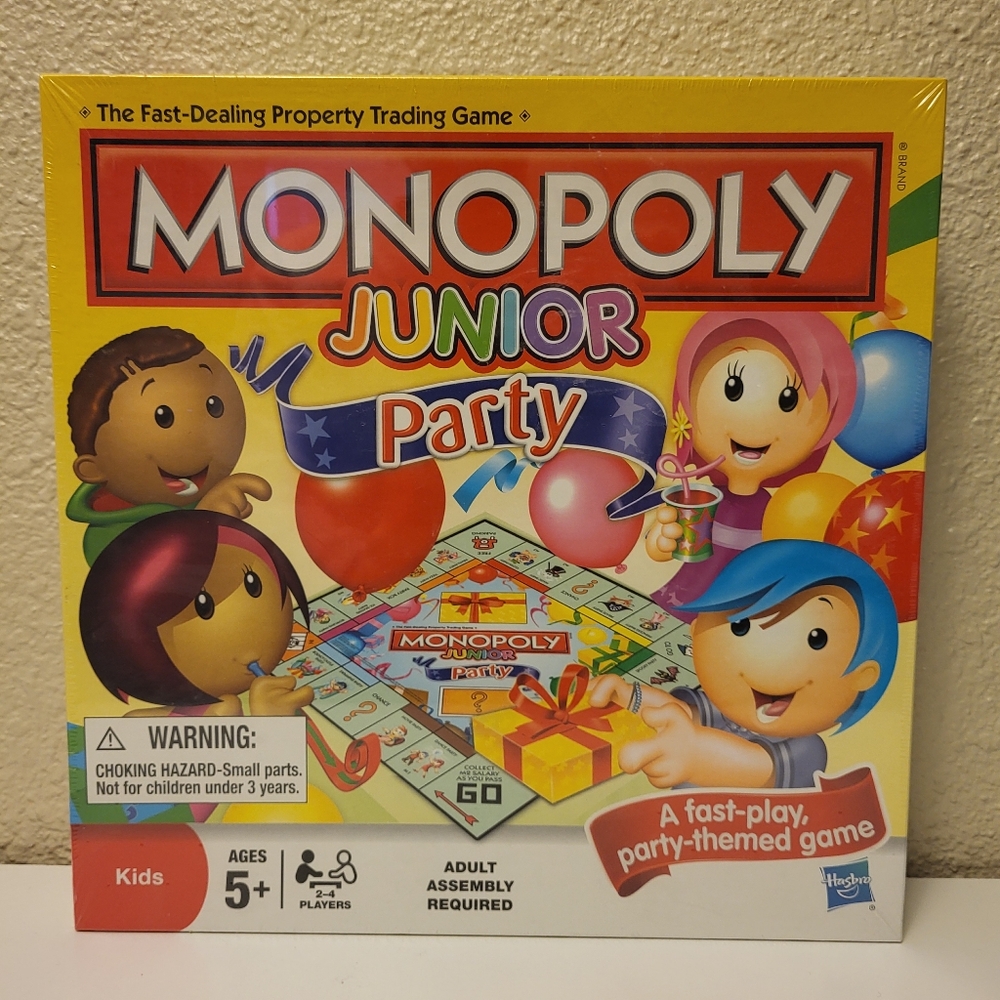 NIB Hasbro Monopoly Junior Party